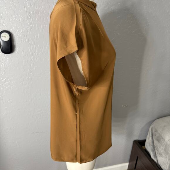 Halogen Womens 3/4 Sleeve Blouse, Brown, M - Picture 5 of 5
